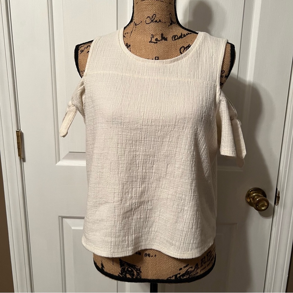 Madewell Skylark Cold Shoulder Top